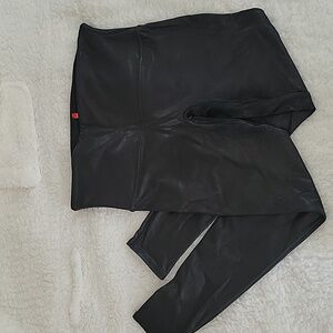 Spanx Faux Leather Leggings, Black